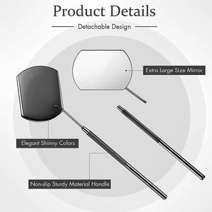 Wall Mounted <b>Magnifying</b> Makeup <b>Mirror</b> with Long Handle and Powder Matte Finish for Eye Makeup Application - Product Image 2