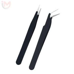 Pinzas Profesionales de Acero Inoxidable para Pestañas, Personalizables, de Alta Calidad, Precisión, Antimagnéticas, Color Arcoíris, Puntiagudas, 10 mm - Product Image 5
