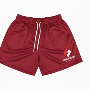 Men <b>Polyester</b> Sports <b>Shorts</b> Soft Lightweight Breathable Fabric Elastic Waist Comfortable Daily Wear Quick Dry For Fitness Traini - Product Image 1