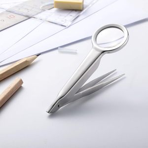 แหนบดูดเศษวัสดุ Weewooday พร้อมแว่นขยายแบบมือถือ คีมขยายภาพแบบพกพา สำหรับซ่อมแซม แว่นขยายสำหรับงานวิทยาศาสตร์ - Product Image 5