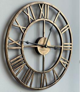 Modern Metal Wall <b>Clock</b> Built With Silent Movement For Peaceful Environment And Functional Interior Decoration - Product Image 4