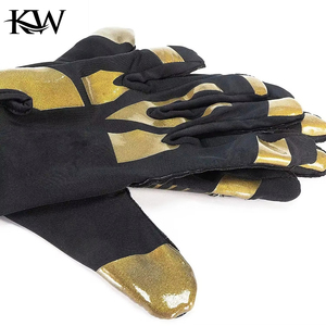 Gants de football américain personnalisés pour receivers avec grip en latex, protection UV imperméable et sangle de poignet réglable - Product Image 4