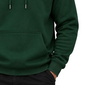 Sudadera con Capucha Verde Bosque para Hombre, Manga Larga, Informal, con Logotipo Personalizado, Ropa Deportiva, Marca Shoukat Apparel Manufactur - Product Image 4