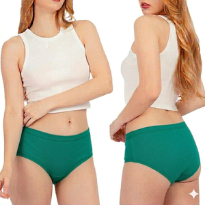 Braguitas Modernas para Mujer, Estilo Hipster, ODM, Transpirables, Tejido Suave, Elásticas, Ajuste Relajado, Cobertura Total, Uso Diario - Product Image 1