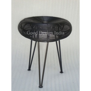 เก้าอี้ลวดเหล็กเก้าอี้ในสวนและโต๊ะกาแฟลวดเก้าอี้กลมเล็กโต๊ะโซฟาเฟอร์นิเจอร์ห้องนั่งเล่น - Product Image 3