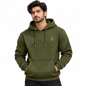 Sudadera con Capucha para Hombre, Cómoda, Apta para Uso Diario, Estilo Urbano, para Exteriores, Tejido de Algodón Premium, Suave, Moderna e Informal - Product Image 1