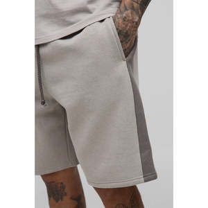 Conjunto Deportivo de 2 Piezas para Hombre, Estilo Urbano, 360g, Algodón, Pantalones Cortos Deportivos y Camiseta, Transpirable - Product Image 3