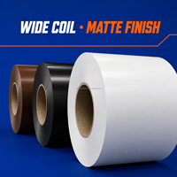 Matériel en aluminium coloré avec épaisseur et largeur sur mesure pour les fabricants de panneaux Bobine d'aluminium colorée