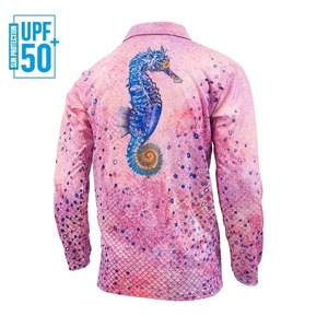 เสื้อโปโลตกปลาผู้ชาย แห้งเร็ว ระบายอากาศดี แขนยาว รับผลิตแบบ OEM วัสดุโพลีเอสเตอร์แท้ 100%  แบบซับลิเมชั่น ป้องกันรังสียูวี 50 - Product Image 2