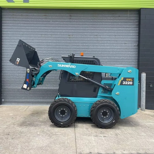 ¡Gran Oferta! Potente Minicargadora de Orugas SUNWARD SWTL4528 en Venta con Componentes de Retroexcavadora Delantera y Trasera - Product Image 6