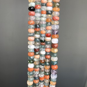 100% Natural IGI Certified AA Grade Multi Disco Rondelle <b>Stone</b> <b>Beads</b> 6.5mm-8.5mm Multi Coluer Multi Fire Vivaaz Gems Jewelry - Product Image 1