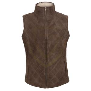 Nouveau gilet de motard en cuir pour femme, gilet de motard de haute qualité, gilet en cuir pour moto - Product Image 1