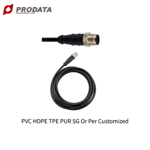สายเคเบิลเชื่อมต่อ M12 แบบ OEM 4 5 8 12 พิน พร้อมปลอกหุ้ม PVC สำหรับใช้งานในอุตสาหกรรม - Product Image 4