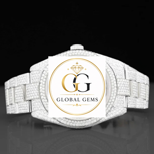Best Selling Rose Gold Moissanite Diamond Womens Watch with Quartz Movement and Stainless Steel Band Available for Best Price - Product Image 4