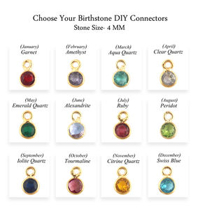 Lote de 20 piezas de joyería de cuarzo transparente, facetadas, redondas, de buena calidad, conector chapado en oro, con bisel individual, Diy - Product Image 2