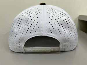 Sombrero de golf transpirable personalizado para hombre, agujeros cortados con láser, ajustable, 5 paneles, estampado de camuflaje, diseño de béisbol de moda para actuación en la playa - Product Image 5