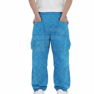 Pantalon cargo pour homme, idéal pour les voyages, style streetwear, léger, confortable, avec poches utilitaires, parfait pour une utilisation en extérieur - Product Image 2