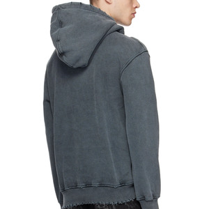 Sudadera con Capucha Extra Grande para Hombre Just Enjoy, 100% Algodón, Felpa Francesa, Informal, Otoñal, con Estampado de Logotipo de Dibujos Animados en la Parte Delantera - Product Image 4