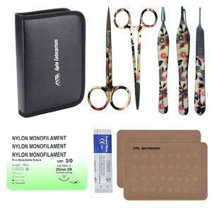 Instruments chirurgicaux de suture en acier inoxydable Apto Enterprises, conception personnalisée, vente chaude, pour étudiants en médecine, médecins, chirurgie mineure - Product Image 1