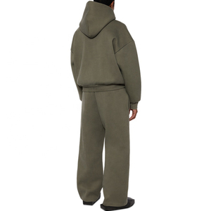 Conjunto Deportivo Personalizado, Chaqueta Deportiva Holgada, Cortavientos, Chándal Técnico de Forro Polar para Hombre, Sudadera con Cremallera 2026 - Product Image 3