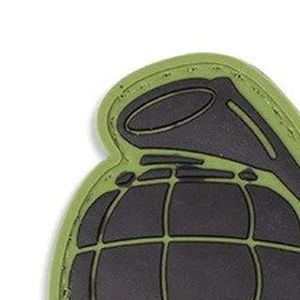 Parches de Goma con Cuentas 3D en Relieve Personalizados con Logotipo Personalizado y Tela Vaquera - Parches de Goma de PVC Ecológicos de Calidad A+ - Product Image 3