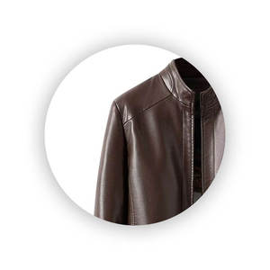 Chaqueta de cuero de diseño de moda para hombre, nueva llegada, chaquetas de cuero para hombre, chaqueta de cuero vacuno de primera calidad - Product Image 3