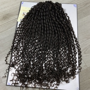 Vente en gros cuticule alignée crépus bouclés pour Pixie vague naturelle style double trame cheveux humains vietnamiens paquet brut - Product Image 4