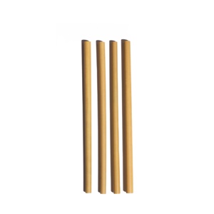 Natural <b>Bamboo</b> Smoothie <b>Straws</b> Wide Opening Biodegradable Drinking Tools For Thick Shakes Eco Friendly Wholesale Supply Pack - Product Image 3