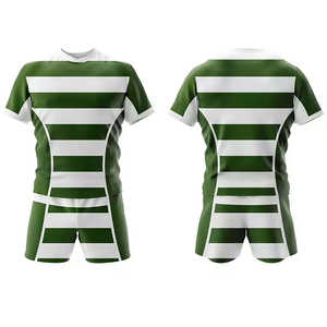 Tenues de rugby de qualité supérieure, kits de rugby personnalisés OEM, maillots respirants, shorts de haute qualité, impression par sublimation 100% - Product Image 1