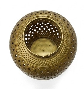 Lanterne en métal suspendue de jardin fantaisie haut de gamme, porte-bougie, décoration intérieure et extérieure, mini lanternes en métal pour bougie, grande - Product Image 3