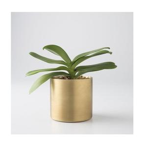 Modern Minimalist Scandinavian Ceramic <b>Vase</b> Black Gold Electroplated Leaf Design for Home Living Room TV Cabinet Decorative <b>Vase</b> - Product Image 2