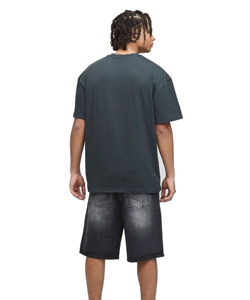 Pantalones cortos de mezclilla holgados de verano estilo vintage para hombre / Jorts de mezclilla holgados de moda para hombre - Product Image 2