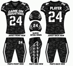 Uniforme de Fútbol Americano Unisex Personalizado con Logotipo, Diseño Moderno, Material Suave 100% Poliéster, para Deportes al Aire Libre - Product Image 1
