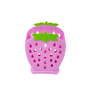 Porte-baguettes en PP en forme de fraise, organisateur d'ustensiles en plastique mignon, modèle Vi Hung 3635, fabriqué au Vietnam, pour cuisine, non compatible micro-ondes/four - Product Image 4
