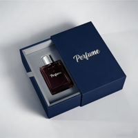 Boîte à parfum personnalisée avec un design sur mesure, petite boîte à tiroir, emballage de luxe fait main, boîte à tiroir rigide coulissante avec ruban
