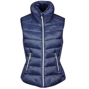 New custom Woman Quilted Vest Lady Sleeveless Jacket Puffer Vest Wholesale Light <b>Weight</b> Padded Vest - Product Image 6