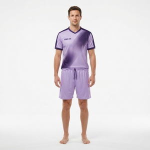 Ensemble de maillot et pantalon de football personnalisé, uniforme sublimé pour l'entraînement, la pratique et les clubs - Product Image 4