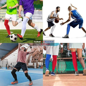 4 Pièces Manchons de jambe rafraîchissants à manches longues, légers, respirants et extensibles, pour hommes et femmes, pour le fitness et la sécurité - Product Image 4