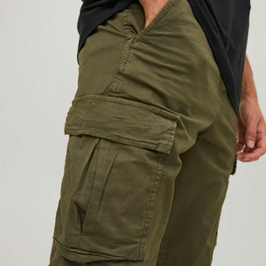 Pantalones Cargo Cómodos, Casuales, Modernos, Rectos, Transpirables, Ligeros, con Costuras Reforzadas, Múltiples Bolsillos y Cintura Ajustable - Product Image 5