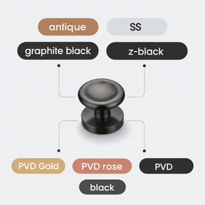 Luxury Solid Brass Villa Door <b>Handle</b> Knob Modern Round Design Interior| Door Hardware Antique Black Gold Graphite Premium Finish - Product Image 5