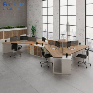 โต๊ะทำงานที่ทันสมัยสำหรับพื้นผิวสำนักงาน-ไม้อัด/HPL พร้อมการออกแบบที่เรียบง่ายและโครงที่ทนทานสำหรับเฟอร์นิเจอร์สำนักงานที่ทันสมัย - Product Image 4