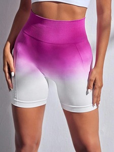 Shorts de sport et de yoga pour femmes, pantalons de course en polyester et élasthanne, taille haute, respirants, élastiques, antibactériens - Product Image 6