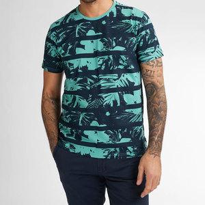 Comfortable Reasonable price Breathable High Quality New Style Custom Logo Fashion Cotton Casual Round Neck Men Printed Shirt - Product Image 6