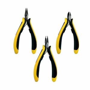 BERNSTEIN ESD <b>PLIERS</b> <b>SET</b> EUROLINE 4 PCS INCL ESD BAG - Product Image 2