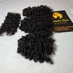 ผมต่อชาวพม่าหยิกยาวแบบชาวพม่าผมหยิกแบบคู่จากเวียดนาม - Product Image 5