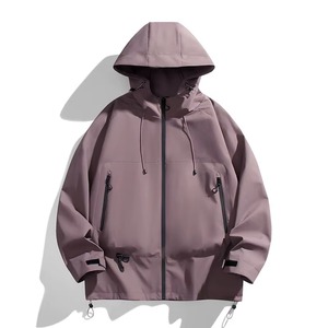 Men's Casual Loose <b>Athletic</b> Polyester Bomber Jacket Zipper Closure Stand Collar Hooded Waterproof Letter for Winter Black - Product Image 2