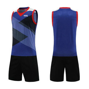 Uniforme de Voleibol 100% Poliéster Estampado, Tela Suave y Elástica de Secado Rápido, Diseño sin Mangas para la Comodidad de los Hombres en Partidos Prolongados - Product Image 1