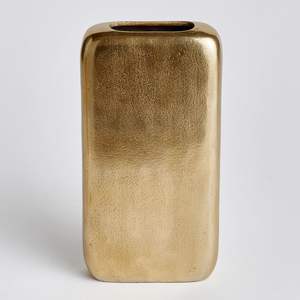 Vase en métal artisanal pour la décoration intérieure, avec des détails fins et un style artisanal traditionnel - Product Image 2