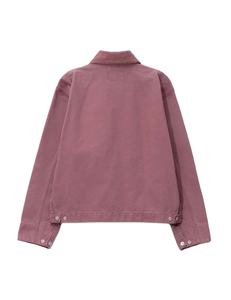 Chaqueta de Trabajo Francesa Personalizada al por Mayor para Hombre, Abrigo de Trabajo de Sarga de Algodón Rosa OEM, Uniforme de Trabajo Resistente - Product Image 6