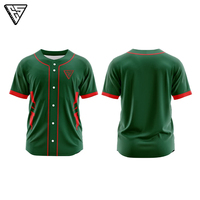 Camisetas de Béisbol y Sóftbol Personalizables con Impresión, 100% Poliéster, Manga Corta, Cuello en V, Secado Rápido, Absorción de Humedad, Antibacterianas, OEM